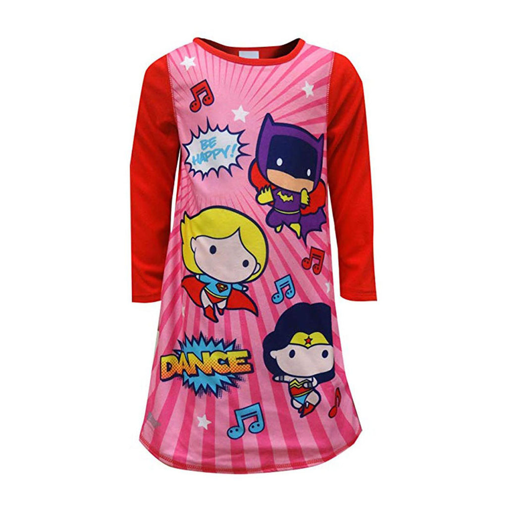 JUSTICE LEAGUE GIRLS 2 PIECE SLEEP GOWN