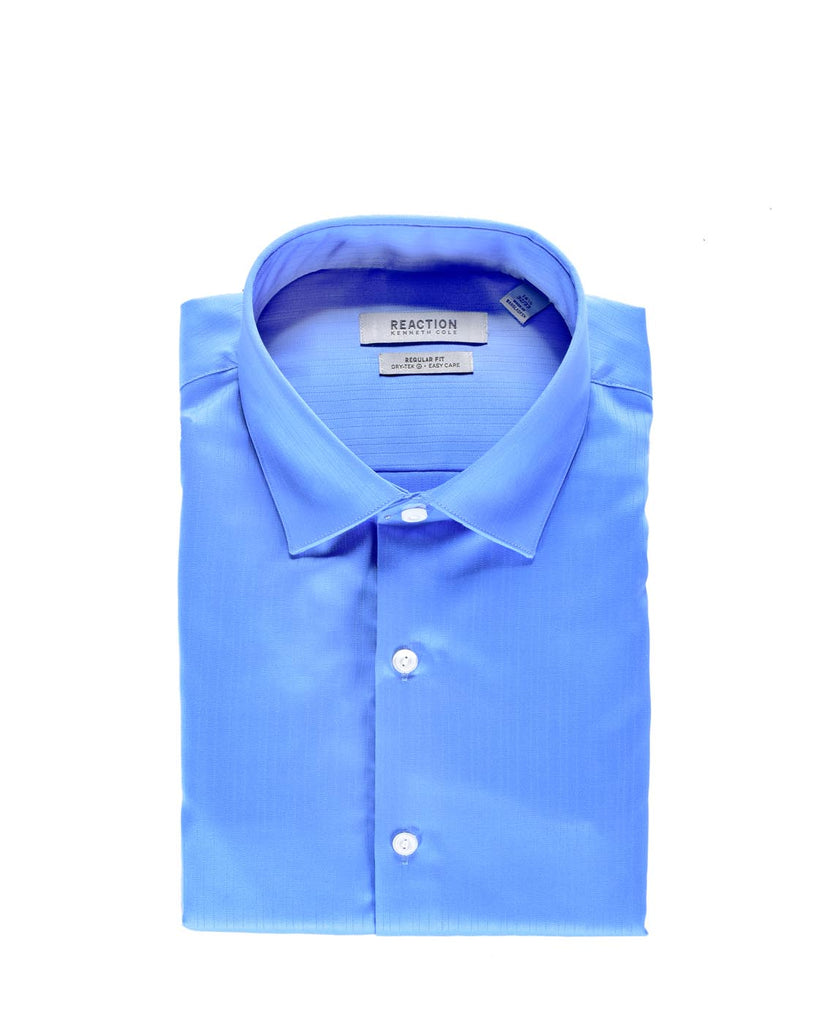 Kenneth Cole Reaction Black 100% Cotton Dress Shirt